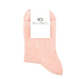 Women's Mottled Pastel Pink Cotton Socks